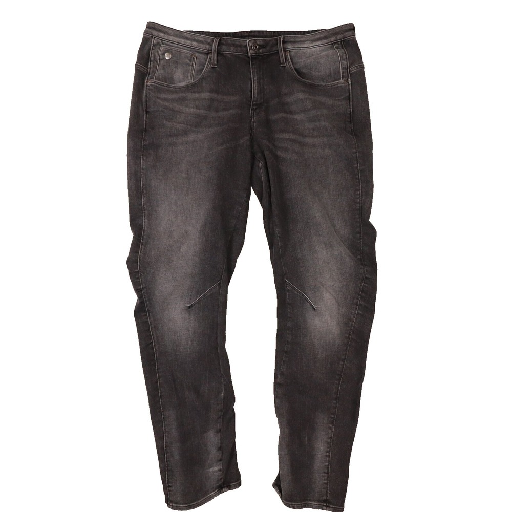G-STAR Women's  ARC 3D Low Boyfriend Black‎ Grey Wash Jeans Size 31x31 Slim